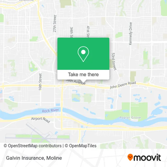 Galvin Insurance map