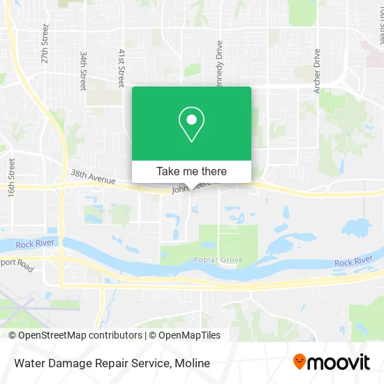 Water Damage Repair Service map