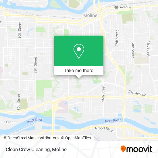 Mapa de Clean Crew Cleaning