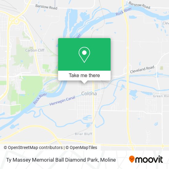 Ty Massey Memorial Ball Diamond Park map