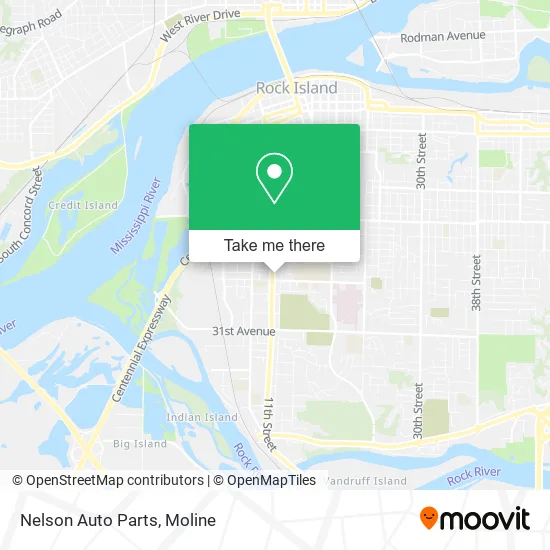 Nelson Auto Parts map
