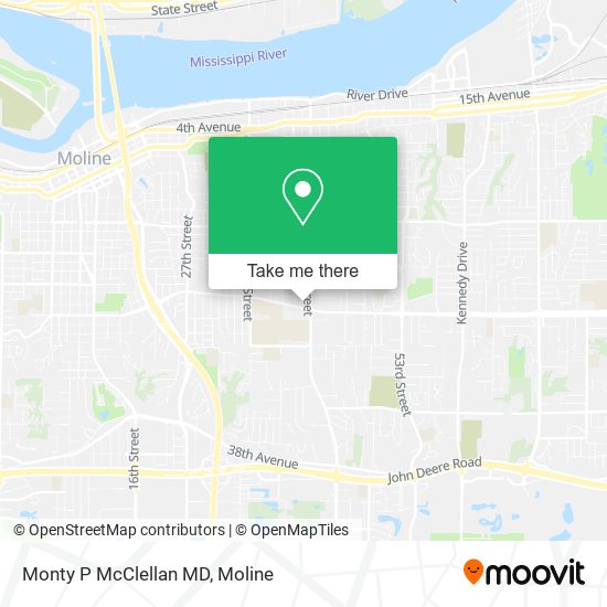 Mapa de Monty P McClellan MD