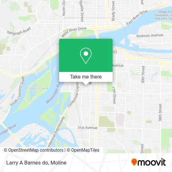 Larry A Barnes do map