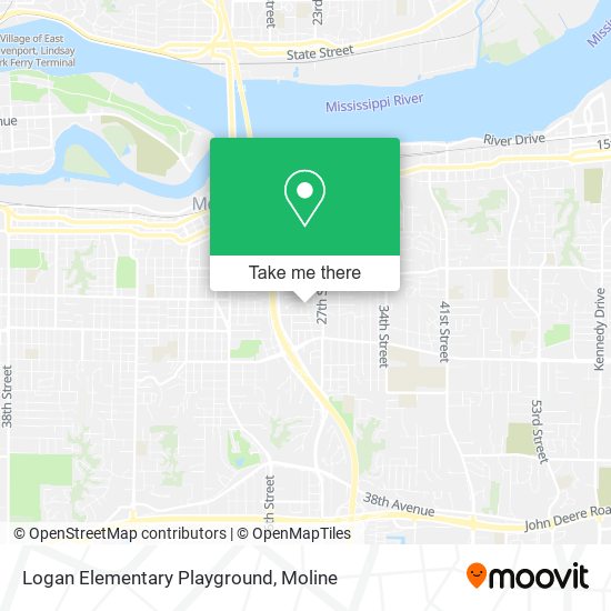 Logan Elementary Playground map
