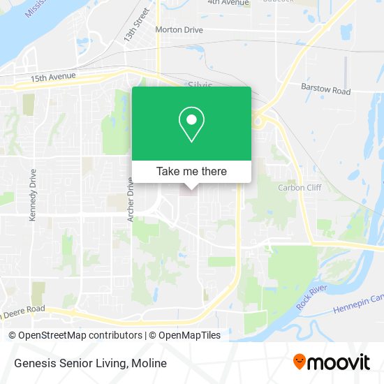 Mapa de Genesis Senior Living