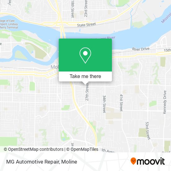MG Automotive Repair map