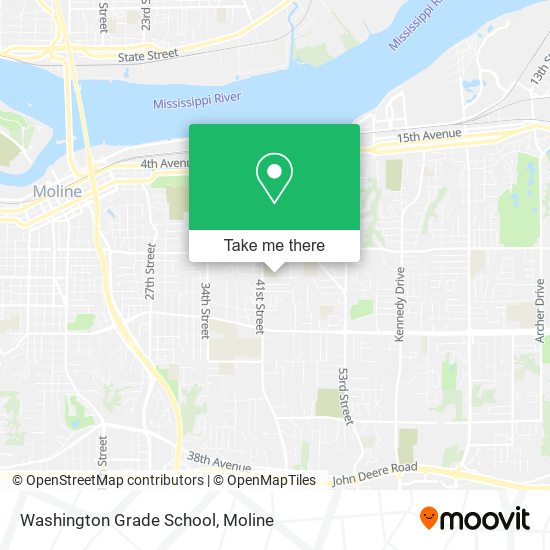 Washington Grade School map