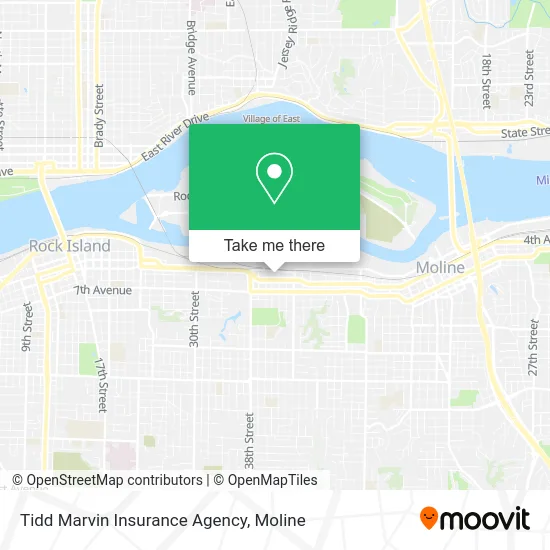 Tidd Marvin Insurance Agency map