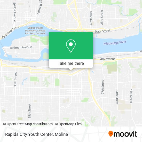 Mapa de Rapids City Youth Center