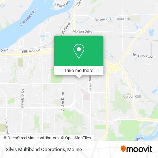 Silvis Multiband Operations map