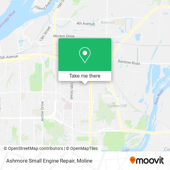 Mapa de Ashmore Small Engine Repair