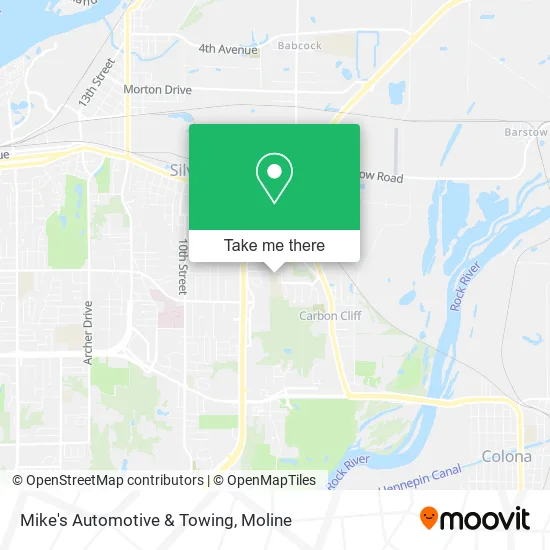 Mapa de Mike's Automotive & Towing