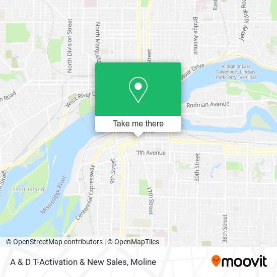 A & D T-Activation & New Sales map