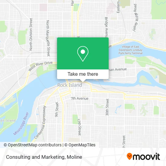 Consulting and Marketing map