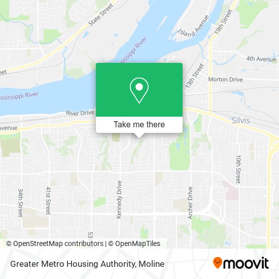 Greater Metro Housing Authority map