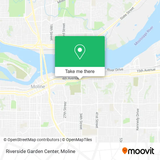 Riverside Garden Center map