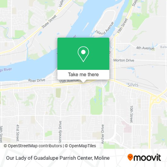 Mapa de Our Lady of Guadalupe Parrish Center