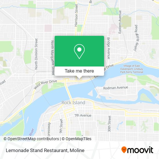 Mapa de Lemonade Stand Restaurant