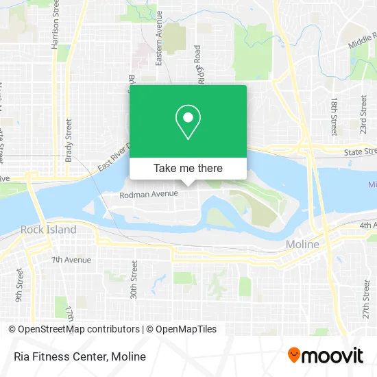 Ria Fitness Center map