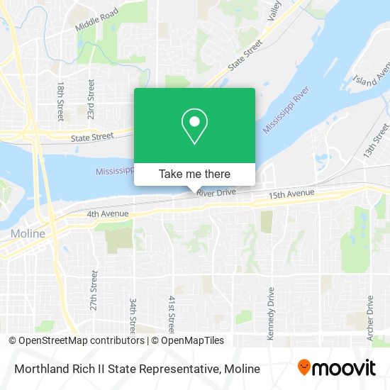 Mapa de Morthland Rich II State Representative