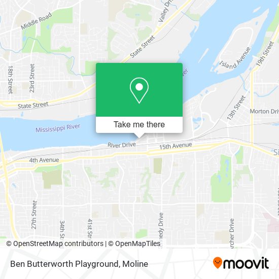 Ben Butterworth Playground map