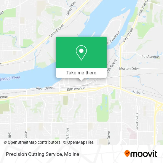 Precision Cutting Service map