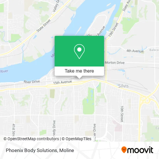 Phoenix Body Solutions map