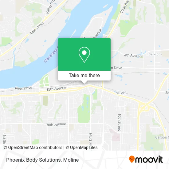 Phoenix Body Solutions map