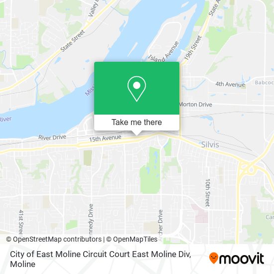 City of East Moline Circuit Court East Moline Div map
