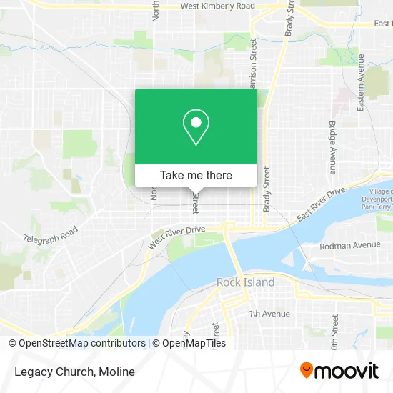 Legacy Church map