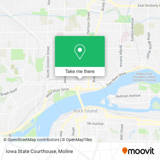 Iowa State Courthouse map