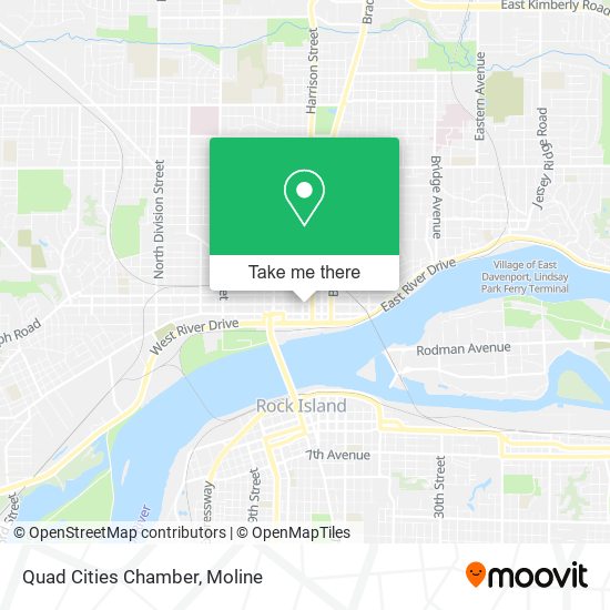 Mapa de Quad Cities Chamber