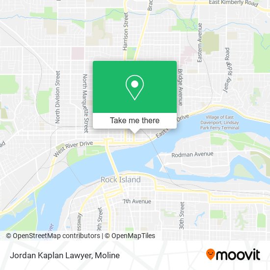 Jordan Kaplan Lawyer map