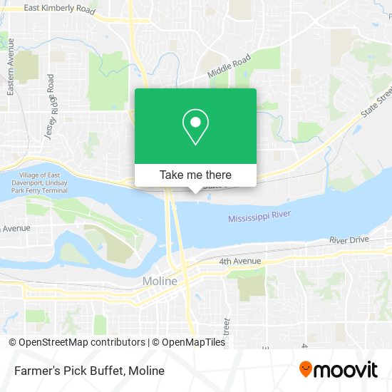 Farmer's Pick Buffet map