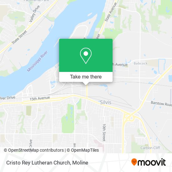 Cristo Rey Lutheran Church map
