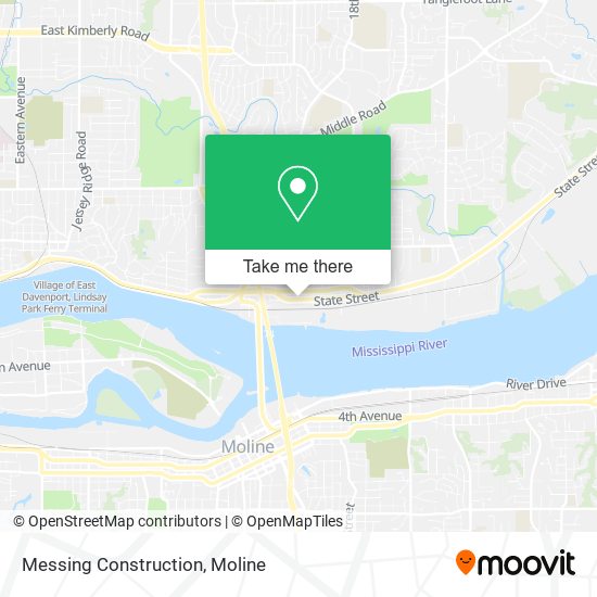 Messing Construction map
