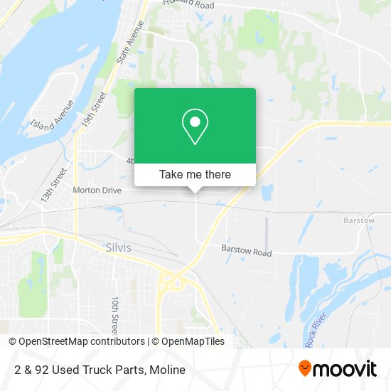 2 & 92 Used Truck Parts map
