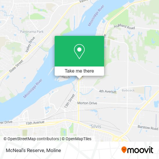 Mapa de McNeal's Reserve