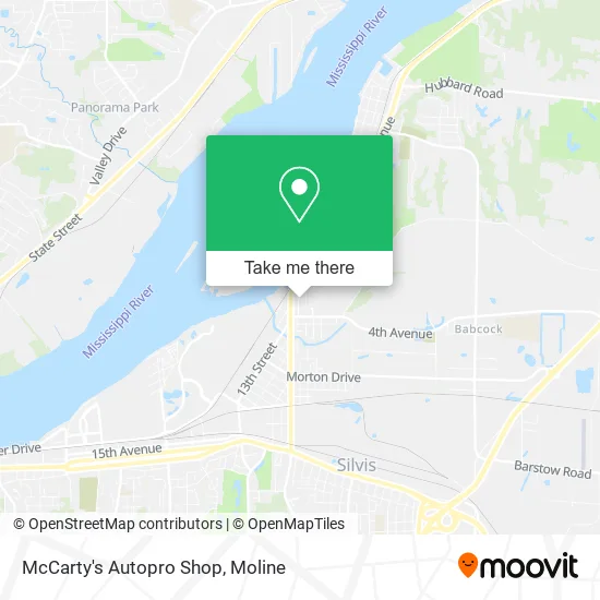 McCarty's Autopro Shop map