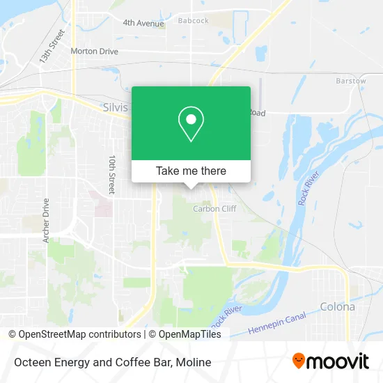 Mapa de Octeen Energy and Coffee Bar