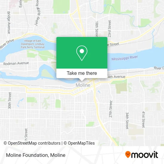 Moline Foundation map
