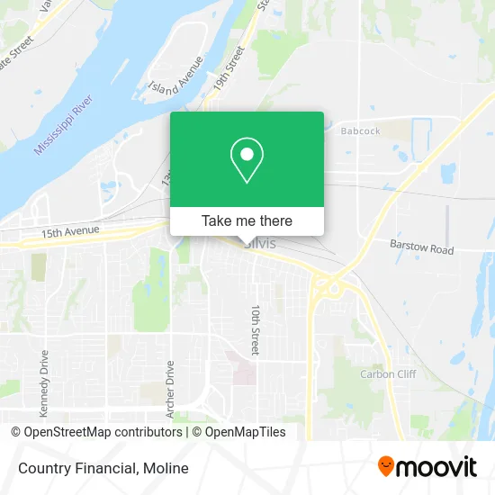 Country Financial map