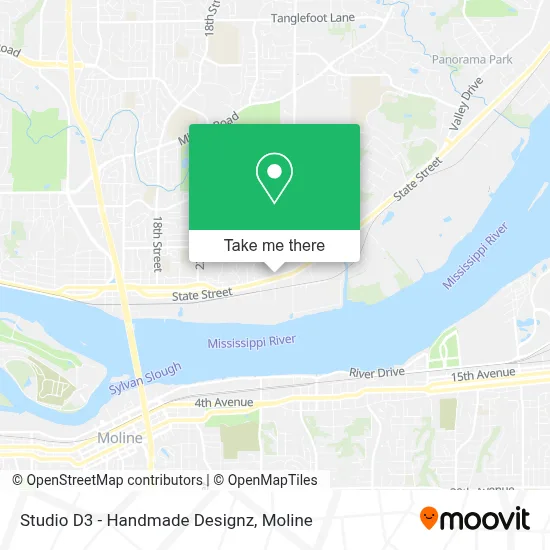 Studio D3 - Handmade Designz map