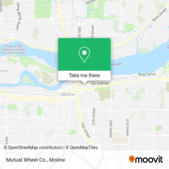 Mutual Wheel Co. map