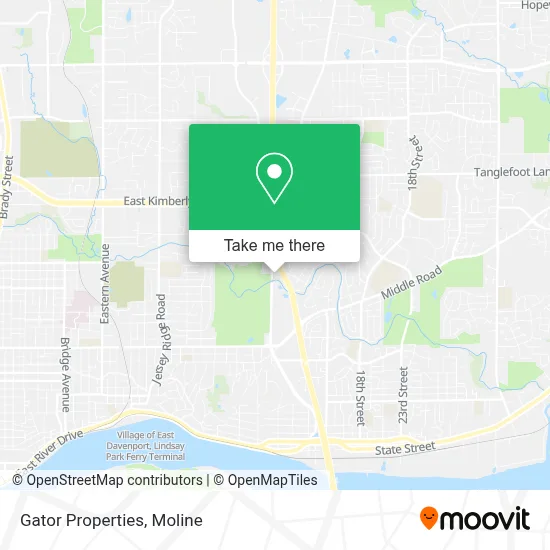 Gator Properties map