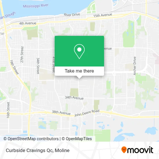 Curbside Cravings Qc map
