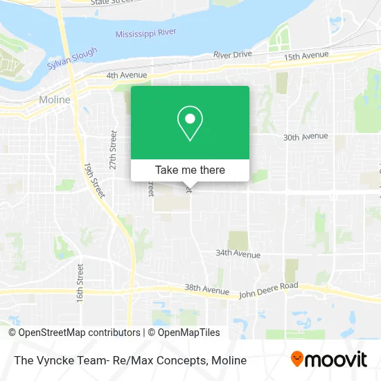 The Vyncke Team- Re / Max Concepts map