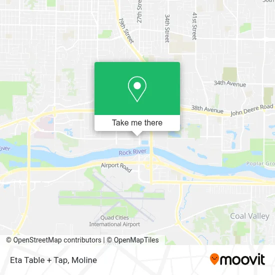 Eta Table + Tap map
