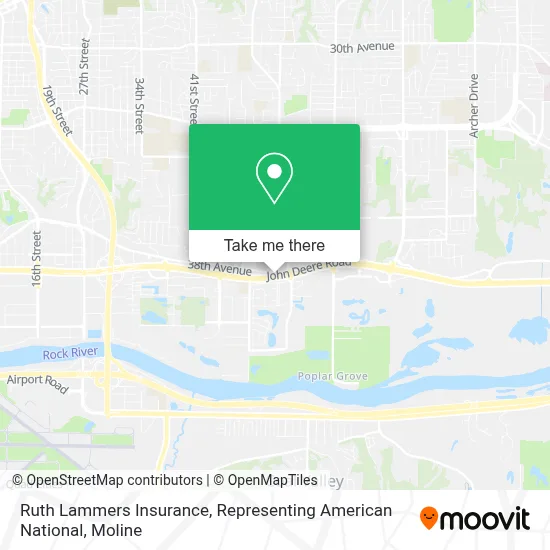 Mapa de Ruth Lammers Insurance, Representing American National