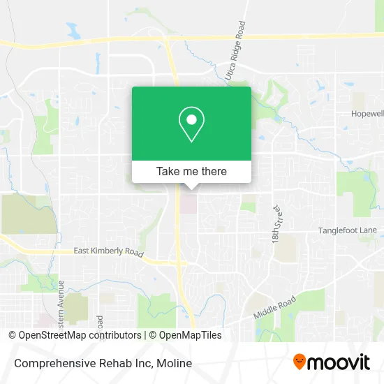 Comprehensive Rehab Inc map
